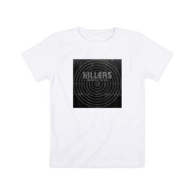 Детская футболка хлопок с принтом The Killers в Тюмени, 100% хлопок | круглый вырез горловины, полуприлегающий силуэт, длина до линии бедер | the killers | инди рок | музыка | рок | рок группа