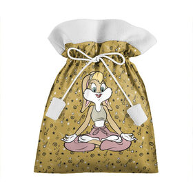 Подарочный 3D мешок с принтом Лола Банни в Тюмени, 100% полиэстер | Размер: 29*39 см | Тематика изображения на принте: lola bunny | looney tunes | vdzabma | лола банни | луни тюнз