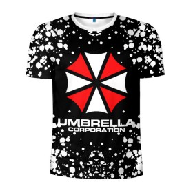 Мужская футболка 3D спортивная с принтом Umbrella Corporation. в Тюмени, 100% полиэстер с улучшенными характеристиками | приталенный силуэт, круглая горловина, широкие плечи, сужается к линии бедра | resident evil | umbrella corporation | амбрелла | амбрелла корпорейшн | вирус | вымышленная военная и фармацевтическая корпорация | игра | умбрелла