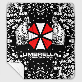 Плед с рукавами с принтом Umbrella Corporation в Тюмени, 100% полиэстер | Закругленные углы, все края обработаны. Ткань не мнется и не растягивается. Размер 170*145 | resident evil | umbrella corporation | амбрелла | амбрелла корпорейшн | вирус | вымышленная военная и фармацевтическая корпорация | игра | умбрелла