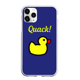 Чехол для iPhone 11 Pro матовый с принтом Уточка в Тюмени, Силикон |  | duck | забавная | кря | утка
