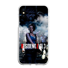 Чехол для iPhone XS Max матовый с принтом RESIDENT EVIL 3 в Тюмени, Силикон | Область печати: задняя сторона чехла, без боковых панелей | ada wong | biohazard | leon | nemesis | project resistance | raccoon city | re2 | resident evil 3 | rpd | stars | umbrella | ада вонг | амбрелла | немесис | ужасы