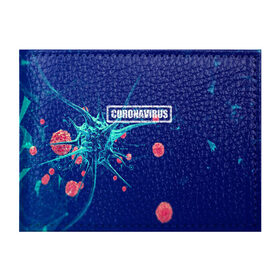 Обложка для студенческого билета с принтом CORONAVIRUS в Тюмени, натуральная кожа | Размер: 11*8 см; Печать на всей внешней стороне | covid 19 | molecule | абстракция | клетки | коронавирус | медицина | микробы | молекулы | наука | нейрон | нейроны | текстура | текстуры | формула