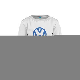Детский свитшот хлопок с принтом Volkswagen. в Тюмени, 100% хлопок | круглый вырез горловины, эластичные манжеты, пояс и воротник | 2020 | car | sport | volkswagen | авто | автомобильные | бренд | вирус | коронавирус | марка | машина | новый лого | спорт | стиль | фольксваген