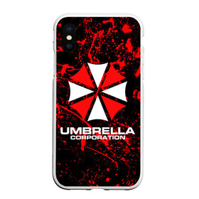 Чехол для iPhone XS Max матовый с принтом Umbrella Corporation в Тюмени, Силикон | Область печати: задняя сторона чехла, без боковых панелей | resident evil | umbrella corporation | амбрелла | амбрелла корпорейшн | вирус | вымышленная военная и фармацевтическая корпорация | игра | умбрелла