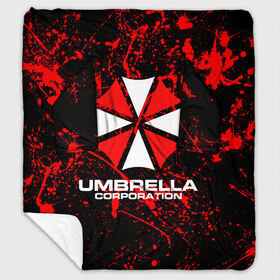 Плед с рукавами с принтом Umbrella Corporation в Тюмени, 100% полиэстер | Закругленные углы, все края обработаны. Ткань не мнется и не растягивается. Размер 170*145 | resident evil | umbrella corporation | амбрелла | амбрелла корпорейшн | вирус | вымышленная военная и фармацевтическая корпорация | игра | умбрелла