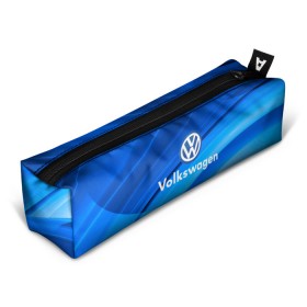 Пенал 3D с принтом Volkswagen. в Тюмени, 100% полиэстер | плотная ткань, застежка на молнии | 2020 | car | sport | volkswagen | авто | автомобильные | бренд | вирус | коронавирус | марка | машина | новый лого | спорт | стиль | фольксваген