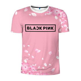 Мужская футболка 3D спортивная с принтом BLACKPINK в Тюмени, 100% полиэстер с улучшенными характеристиками | приталенный силуэт, круглая горловина, широкие плечи, сужается к линии бедра | black  pink | blackpink | jennie | jisoo | k pop | lalisa | группа | к поп | корейская группа | розовый | черный