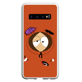 Чехол для Samsung Galaxy S10 с принтом South Park Dead Kenny в Тюмени, Силикон | Область печати: задняя сторона чехла, без боковых панелей | broflovski | cartman | eric | kenny | kyle | marsh | park | south | stan | баттерс | брофловски | кайл | картман | кенни | леопольд | маккормик | марш | парк | стотч | стэн | эрик | южный