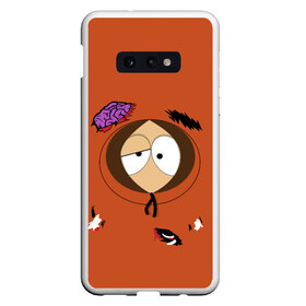 Чехол для Samsung S10E с принтом South Park Dead Kenny в Тюмени, Силикон | Область печати: задняя сторона чехла, без боковых панелей | broflovski | cartman | eric | kenny | kyle | marsh | park | south | stan | баттерс | брофловски | кайл | картман | кенни | леопольд | маккормик | марш | парк | стотч | стэн | эрик | южный