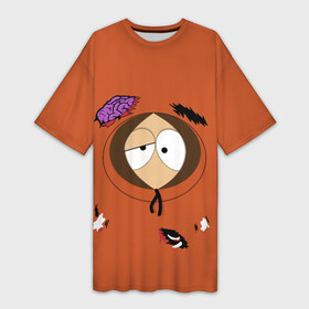 Платье-футболка 3D с принтом South Park. Dead Kenny в Тюмени,  |  | broflovski | cartman | eric | kenny | kyle | marsh | park | south | stan | баттерс | брофловски | кайл | картман | кенни | леопольд | маккормик | марш | парк | стотч | стэн | эрик | южный