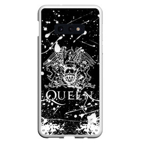 Чехол для Samsung S10E с принтом QUEEN в Тюмени, Силикон | Область печати: задняя сторона чехла, без боковых панелей | queen | британская рок группа | квин | куин | кьюин | мистер робот | музыка | рами малек | рок | рок музыка | фредди меркьюри