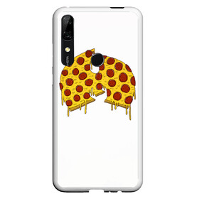 Чехол для Honor P Smart Z с принтом Pizza Clan в Тюмени, Силикон | Область печати: задняя сторона чехла, без боковых панелей | Тематика изображения на принте: ghostface | method man | pizza | rap | rza | wu tang | ву танг | еда | метод мен | пицца | рэп