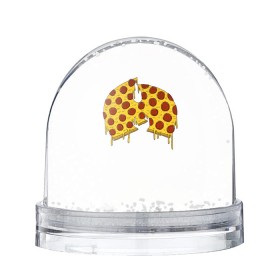 Снежный шар с принтом Pizza Clan в Тюмени, Пластик | Изображение внутри шара печатается на глянцевой фотобумаге с двух сторон | ghostface | method man | pizza | rap | rza | wu tang | ву танг | еда | метод мен | пицца | рэп