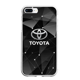 Чехол для iPhone 7Plus/8 Plus матовый с принтом TOYOTA в Тюмени, Силикон | Область печати: задняя сторона чехла, без боковых панелей | abstract | auto | brand | car | geometry | sport | texture | toyota | абстракция | авто | автомобильные | бренд | геометрия | марка | машина | спорт | текстура | тоёта