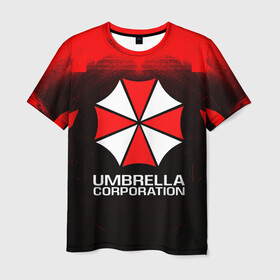 Мужская футболка 3D с принтом UMBRELLA CORP в Тюмени, 100% полиэфир | прямой крой, круглый вырез горловины, длина до линии бедер | ada wong | biohazard | leon | nemesis | project resistance | raccoon city | re | re3 | resident evil | resident evil 3 | rpd | stars | umbrella | ада вонг | амбрелла | немезис | ужасы