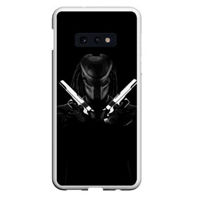 Чехол для Samsung S10E с принтом Killer Predator (Black) в Тюмени, Силикон | Область печати: задняя сторона чехла, без боковых панелей | Тематика изображения на принте: hitman | predator | хитман | хищник