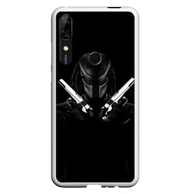 Чехол для Honor P Smart Z с принтом Killer Predator (Black) в Тюмени, Силикон | Область печати: задняя сторона чехла, без боковых панелей | Тематика изображения на принте: hitman | predator | хитман | хищник