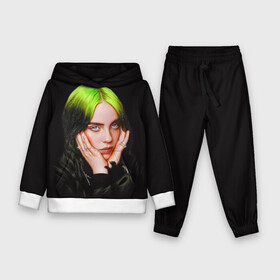 Детский костюм 3D (с толстовкой) с принтом BILLIE EILISH в Тюмени,  |  | bad | bill | billie | eil | eili | eilish | guy | music | ocean | айлиш | айлишь | беляш | бил | билли | девочке | девушке | женщине | мальчику | мужчине | музыка | музыкант | парню | певица | эйл | эйли | эйлиш | эйлишь