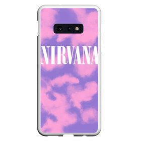 Чехол для Samsung S10E с принтом NIRVANA в Тюмени, Силикон | Область печати: задняя сторона чехла, без боковых панелей | in utero | nevermind | nirvana | nirvana in utero | nirvana logo | smile | курт кобейн | нирвана | нирвана in utero | нирвана лого