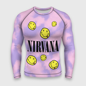 Мужской рашгард 3D с принтом NIRVANA в Тюмени,  |  | in utero | nevermind | nirvana | nirvana in utero | nirvana logo | smile | курт кобейн | нирвана | нирвана in utero | нирвана лого