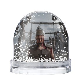 Снежный шар с принтом Hellblade 2 в Тюмени, Пластик | Изображение внутри шара печатается на глянцевой фотобумаге с двух сторон | games | hellblade 2 | micosoft | ninja | saga | senuas | theory | xbox | игры