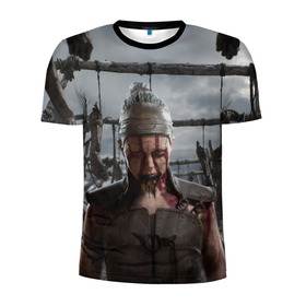 Мужская футболка 3D спортивная с принтом Hellblade 2 в Тюмени,  |  | 