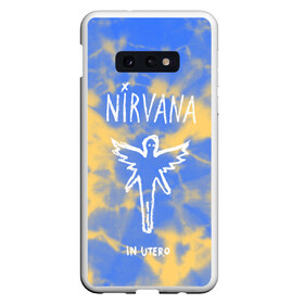 Чехол для Samsung S10E с принтом NIRVANA в Тюмени, Силикон | Область печати: задняя сторона чехла, без боковых панелей | in utero | nevermind | nirvana | nirvana in utero | nirvana logo | nirvana nevermind | smile | курт кобейн | нирвана | нирвана in utero | нирвана лого