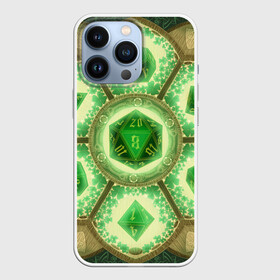 Чехол для iPhone 13 Pro с принтом DnD Dices   Clever в Тюмени,  |  | dices lavander | dnd | dungeonse dragons | днд | игра | кубик | лаванда
