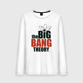 Мужской лонгслив хлопок с принтом Big Bang Theory logo в Тюмени, 100% хлопок |  | big bang theory | howard wolowitz | leonard hofstadter | penny | raj | sheldon cooper | stuart bloom | vdgerir | воловитц | леонард хофстедер | пэнни | радж | раджешь кутрапалли | тбв | теория большого взрыва | чак лорри | шелдон | шэл