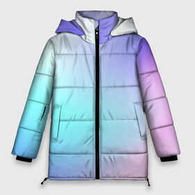 Женская зимняя куртка 3D с принтом небесно голубой градиентный в Тюмени, верх — 100% полиэстер; подкладка — 100% полиэстер; утеплитель — 100% полиэстер | длина ниже бедра, силуэт Оверсайз. Есть воротник-стойка, отстегивающийся капюшон и ветрозащитная планка. 

Боковые карманы с листочкой на кнопках и внутренний карман на молнии | 3д | абстракция | градиент | небо | нежный | пастель | пастельный | переход цвета | полная запечатка | современный | спокойный | тренд | удобный | цвет