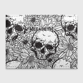 Обложка для студенческого билета с принтом Megadeth в Тюмени, натуральная кожа | Размер: 11*8 см; Печать на всей внешней стороне | countdown to extinction | бас | гитара | группа | дэйв мастейн | кико лоурейро | лос анджелес | метал | трэш | хард рок | хеви метал
