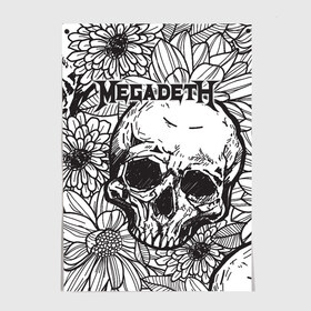 Постер с принтом Megadeth в Тюмени, 100% бумага
 | бумага, плотность 150 мг. Матовая, но за счет высокого коэффициента гладкости имеет небольшой блеск и дает на свету блики, но в отличии от глянцевой бумаги не покрыта лаком | countdown to extinction | бас | гитара | группа | дэйв мастейн | кико лоурейро | лос анджелес | метал | трэш | хард рок | хеви метал