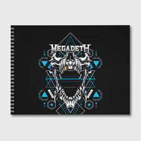Альбом для рисования с принтом Megadeth в Тюмени, 100% бумага
 | матовая бумага, плотность 200 мг. | countdown to extinction | бас | гитара | группа | дэйв мастейн | кико лоурейро | лос анджелес | метал | трэш | хард рок | хеви метал