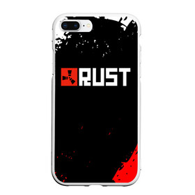 Чехол для iPhone 7Plus/8 Plus матовый с принтом RUST в Тюмени, Силикон | Область печати: задняя сторона чехла, без боковых панелей | dayz | facepunch | rust | state of decay | survival | the forest | this war of mine | выживалка rust | раст