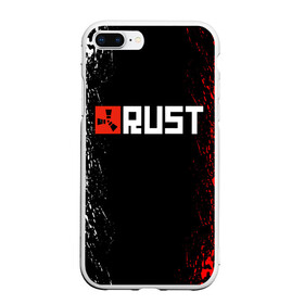 Чехол для iPhone 7Plus/8 Plus матовый с принтом RUST в Тюмени, Силикон | Область печати: задняя сторона чехла, без боковых панелей | dayz | facepunch | rust | state of decay | survival | the forest | this war of mine | выживалка rust | раст