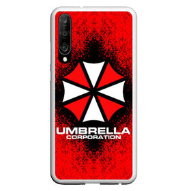 Чехол для Honor P30 с принтом Umbrella Corporation в Тюмени, Силикон | Область печати: задняя сторона чехла, без боковых панелей | game | resident evil 3 | umbrella corporation | амбрелла | амбрелла корпорейшн | военная и фармацевтическая корпорация | игра | игры | умбрелла