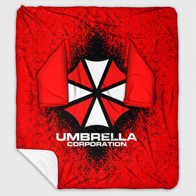 Плед с рукавами с принтом Umbrella Corporation в Тюмени, 100% полиэстер | Закругленные углы, все края обработаны. Ткань не мнется и не растягивается. Размер 170*145 | game | resident evil 3 | umbrella corporation | амбрелла | амбрелла корпорейшн | военная и фармацевтическая корпорация | игра | игры | умбрелла