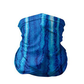 Бандана-труба 3D с принтом Будь в потоке в Тюмени, 100% полиэстер, ткань с особыми свойствами — Activecool | плотность 150‒180 г/м2; хорошо тянется, но сохраняет форму | water | waterfall | абстракция | акварель | вода | водопад | голубая абстракция | дождь | краска | потеки краски | поток | потоки воды | потоки краски | текстура