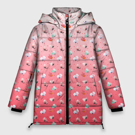 Женская зимняя куртка 3D с принтом пижамный цветочек в Тюмени, верх — 100% полиэстер; подкладка — 100% полиэстер; утеплитель — 100% полиэстер | длина ниже бедра, силуэт Оверсайз. Есть воротник-стойка, отстегивающийся капюшон и ветрозащитная планка. 

Боковые карманы с листочкой на кнопках и внутренний карман на молнии | белый | гармония | горох | горошек | женский | женственный | запечатка | красный | маки | милый | пастельный | пижама | пижамный | покой | спокойный | точечки | узор | уютный | цветочек
