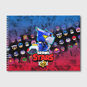 Альбом для рисования с принтом CROW BRAWL STARS в Тюмени, 100% бумага
 | матовая бумага, плотность 200 мг. | brawl | crow | leon | lion | sally | shark | spike | sprout | stars | бравл | весёлая | ворона | детская | для школы | игра | кактус | космос | красочная | кроу | леон | лион | мультик | ребёнку | робот | светлая | спайк | старз | старс | 