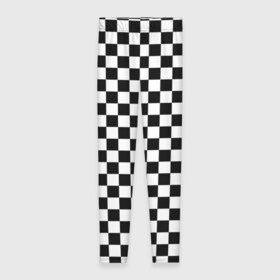 Леггинсы 3D с принтом Chess в Тюмени, 80% полиэстер, 20% эластан | Эластичный пояс, зауженные к низу, низкая посадка | chess | геометрия | квадрат | сетка | текстура | узор | чёрно белый | шахматы