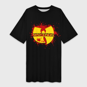 Платье-футболка 3D с принтом Wu Tang Clan в Тюмени,  |  | cappadonna | clan | ghostface killah | gza | inspectah deck | masta killa | method man | raekwon | rap | rza | u god | wu tang | wu tang clan | рэп