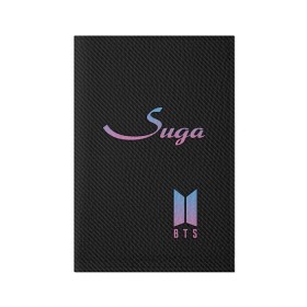 Обложка для паспорта матовая кожа с принтом BTS Suga в Тюмени, натуральная матовая кожа | размер 19,3 х 13,7 см; прозрачные пластиковые крепления | Тематика изображения на принте: bts | j hope | j pop | jimin | jin | jungkook | k pop | korea | music | nct | pop | pop idols | suga | v | айдолы | бтс | идолы | к поп | корейская музыка | корея | нст | поп | попса | чимин