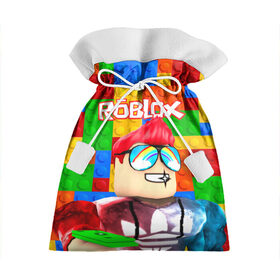 Подарочный 3D мешок с принтом ROBLOX [3] в Тюмени, 100% полиэстер | Размер: 29*39 см | Тематика изображения на принте: box | lego | minecraft | roblox | роблокс