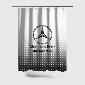 Штора 3D для ванной с принтом Mercedes-Benz в Тюмени, 100% полиэстер | плотность материала — 100 г/м2. Стандартный размер — 146 см х 180 см. По верхнему краю — пластиковые люверсы для креплений. В комплекте 10 пластиковых колец | amg | mercedes | mercedes значок | mercedes лого | mercedes марка | амг | бенц | лого автомобиля | логотип мерседес | мерин | мерс | мерседес | мерседес бенз | мерседес лого | мерседес эмблема