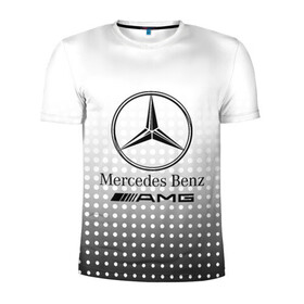 Мужская футболка 3D спортивная с принтом Mercedes-Benz в Тюмени, 100% полиэстер с улучшенными характеристиками | приталенный силуэт, круглая горловина, широкие плечи, сужается к линии бедра | amg | mercedes | mercedes значок | mercedes лого | mercedes марка | амг | бенц | лого автомобиля | логотип мерседес | мерин | мерс | мерседес | мерседес бенз | мерседес лого | мерседес эмблема