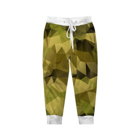 Детские брюки 3D с принтом СОВРЕМЕННЫЙ КАМУФЛЯЖ в Тюмени, 100% полиэстер | манжеты по низу, эластичный пояс регулируется шнурком, по бокам два кармана без застежек, внутренняя часть кармана из мелкой сетки | Тематика изображения на принте: camouflage | армия | военная форма | военный | вооружение | вооруженные силы | защита | защитный цвет | зеленый | камуфляж | маскировка | современный | солдат | униформа | форма