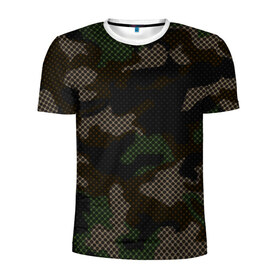 Мужская футболка 3D спортивная с принтом КАМУФЛЯЖ в Тюмени, 100% полиэстер с улучшенными характеристиками | приталенный силуэт, круглая горловина, широкие плечи, сужается к линии бедра | camouflage | армия | военная форма | военный | вооружение | вооруженные силы | защита | защитный цвет | камуфляж | маскировка | солдат | униформа | форма