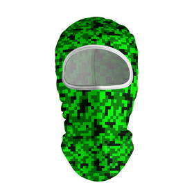 Балаклава 3D с принтом КАМУФЛЯЖ GREEN в Тюмени, 100% полиэстер, ткань с особыми свойствами — Activecool | плотность 150–180 г/м2; хорошо тянется, но при этом сохраняет форму. Закрывает шею, вокруг отверстия для глаз кайма. Единый размер | camouflage | армия | военная форма | военный | вооружение | вооруженные силы | защита | защитный цвет | зеленый | камуфляж | маскировка | салатовый | солдат | униформа | форма | хаки
